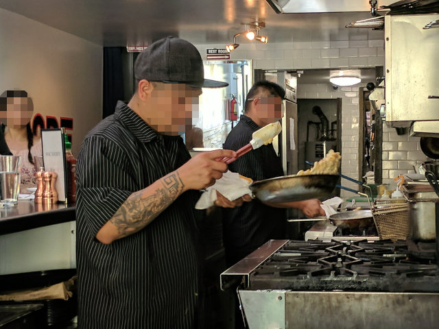 Our chefs, preparing our meals.